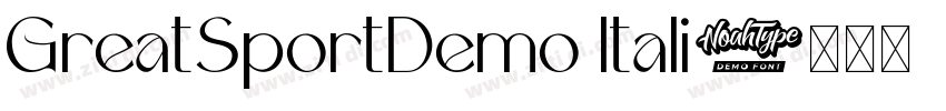 GreatSportDemo Itali字体转换